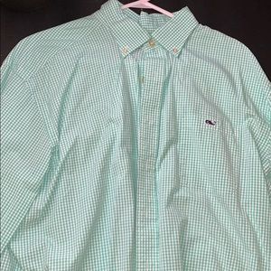 VineyardVines Green DressShirt